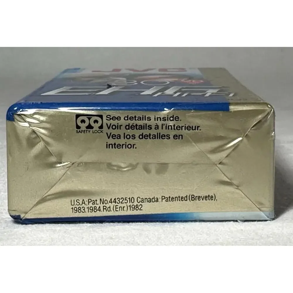 JVC EHG Hi-Fi Compact VHS Camcorder Tape TC-30 EP 90 Minutes SEALED NEW